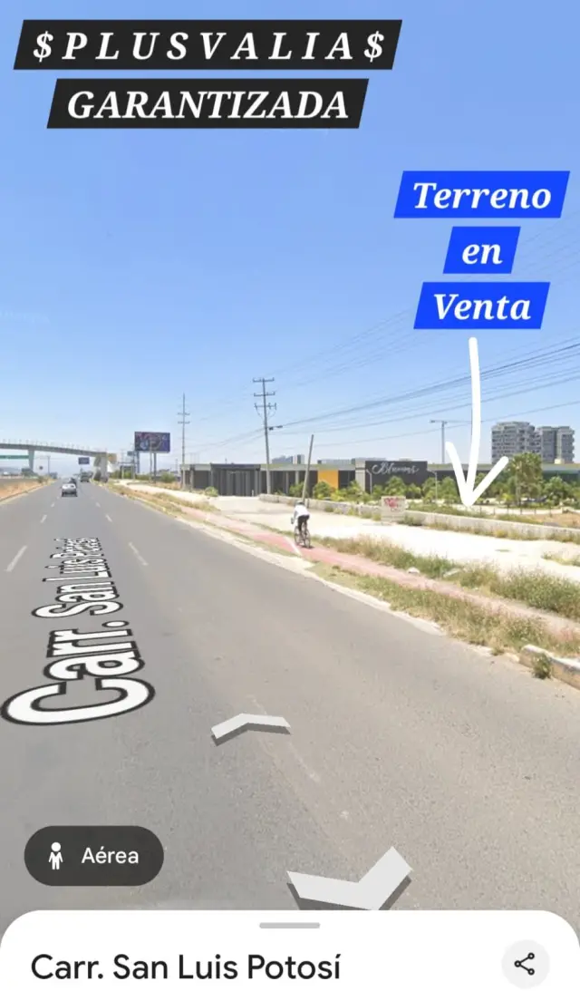 Terreno Comercial en Venta (4000 mts) sobre Av. Paseo de la República, Queretaro, Qro.
